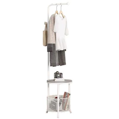 China Eco-friendly Floor-to-Ceiling Corner Bedroom Coat Hanger Home Vertical Storage Rack Clothes Drying Door Stand Mobile Coat Rack for sale