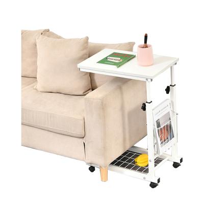 China Other Modern Design Custom Good Quality Small Movable Side Table With Wheels for sale