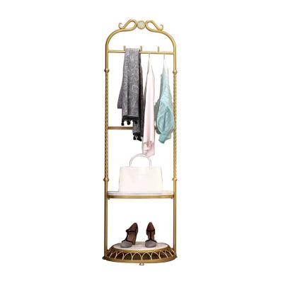 China Eco-friendly cheap hot sale living room furniture metal coat rack good quality home rack for sale