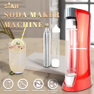 China Factory Supply Customized High Quality Manual CO2 Seltzer Water Maker Machine Soda Machine Maker Carbonated Beverage Soda Filling Machine for sale