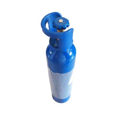 China SiAN Factory Supply Cheap Price 10.1KG High Pressure Steel Gas Cylinders 150Bar Tank Handle Seamless Steel Cylinder for sale