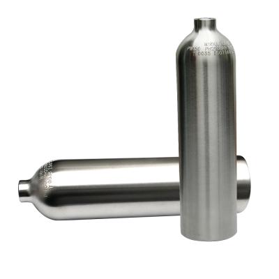 China Vehicle CNG High Pressure 1.34L Aluminum Alloy 250bar Gas Cylinder Safety Food Grade Carbon Dioxide Soda Maker Machine Bottle Healthy for sale