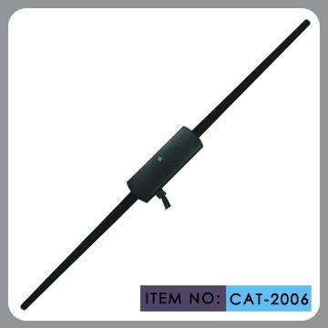 China DC12v Plastic Am Fm de Antenne Zwarte Mast 2050mm van de Autovoorruit Kabellengte Te koop