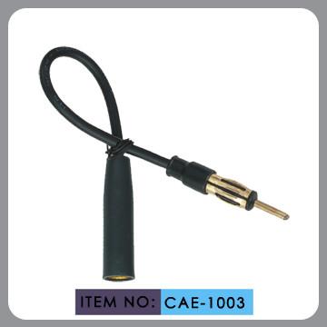 China RG174 Car Radio Antenna Extension Cable Male To Female Connector Black Color for sale