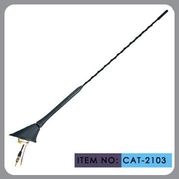 China Custom Plastic Electronic Antenna For Car With 405mm Mast Length for sale