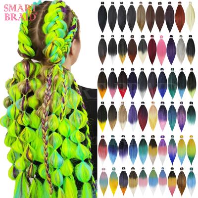 China Hot Water Arrangement Synthetic Hair Braid Extension Gray Hair Braid Price In Stock, Blonde Synthetic Braiding Hair 613 Easy Braid for sale