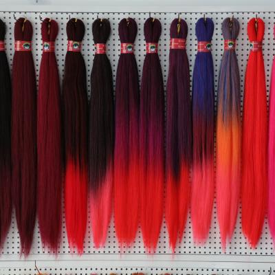 China Professional Pre-Stretched Hair Smart Braid Flame Retardant Braided Hair 28 Inch SmartBraid Wholesale Braiding Hair for sale