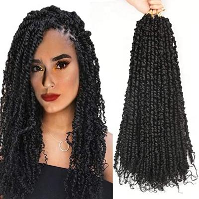 China High Quality With Synthetic Wavehair Pre Synthetic Low Price New Item Water Passion Twist Braid Hot Selling Braiding Hair for sale