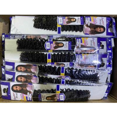 China High Quality With Low Price Wholesale 18 Inch Water Wave Synthetic Braids Ombre Hair New Passion Synthetic Crochet Braid Braiding Hair for sale