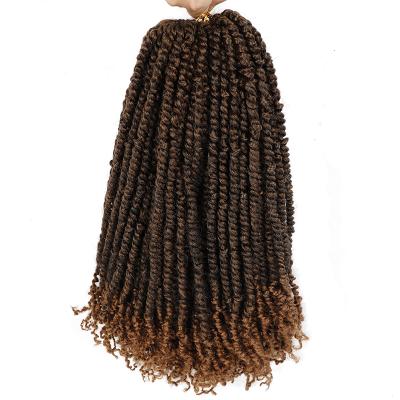 China High Quality With Low Price Smart Braid Passion Twist Hair Ombre Passion Twist Hair Pre-Twisted 20 Inch Crochet Synthetic Hair Extensions for sale