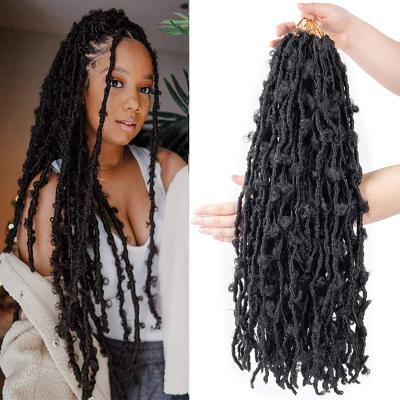 China Smartbraid Craft Dread Locks Women Crochet Butterfly Nu Location Hair Extension Butterfly Locs Hair Braiding Light African Butterfly Locs for sale