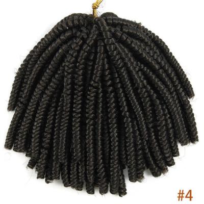 China High Quality With Low Price 8inch Ombre Hair Bomb Twist Synthetic Braiding Hair Extension Nubian Spring Twist Crochet Braids For Twist for sale