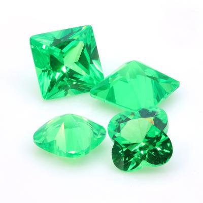 China Jewelry making hot sale lab culture tsavorite artificial tsavorite garnett for jewelry making for sale