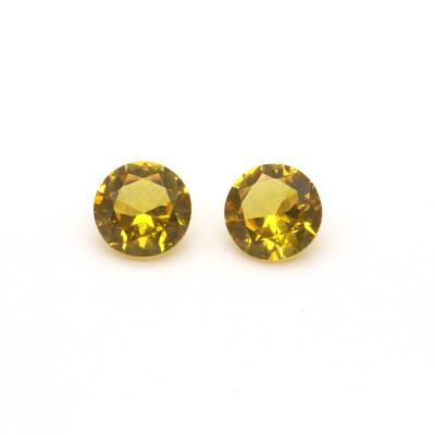 China Wholesale Luxury High Quality 5A Sapphire Gemstone For Jewelry yellow nano loose /Inlay/Ring/Earrings/Pendant from factory price for sale