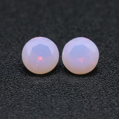 China Factory Price Luxury Nano Milky White Synthetic Nano Gem For Jewelry /Inlay/Ring/Earrings/Pendant Diamond Stones Round 3.75mm for sale