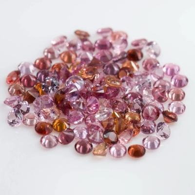 China No Fine Round Natural Gem Color Tourmaline Loose Gemstones Manual Cutting Manufacturers For Direct Accept Custom Sizes for sale