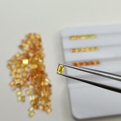 China No Wuzhou Wholesale Natural Yellow Sapphire Rectangle Cut 2*3mm for sale