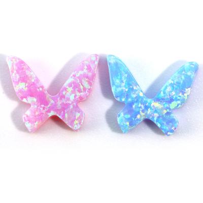 China Wholesale priceTop quality color game or fire factory butterfly synthetic opal shape 10mm other shape is also available for jewelry making and ring for sale