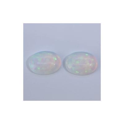 China Making jewelry ect China high quality white opals stone wholesale price size 10*8mm white quality an oval cut opal for sale