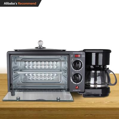 China Hotel ZCJ-168 Free spare parts Coffee Maker oven12l Pembuat sarapan 3 in 1 Electric Breakfast Machine for sale