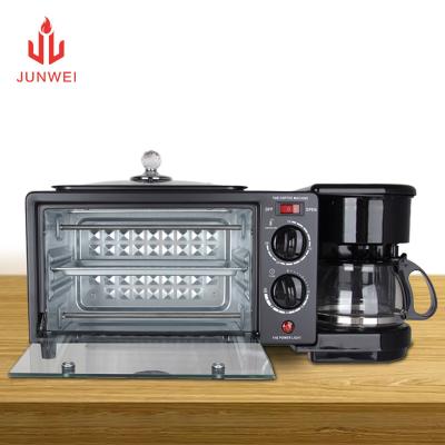 China Hotel ZCJ-168 Coffee Maker with Frying Pan 12l multifunction maquina de cafe da manha 3 in 1 breakfast maker machine for sale