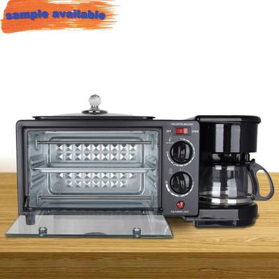 China Hotel ZCJ-168 3 in 1 breakfast maker pizza oven table oven ontbijtmaker Electric Breakfast Machine for sale