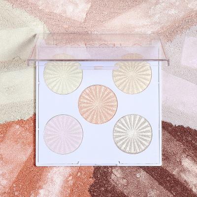 China 5 Color Waterproof Baking Powder Highlighting Powder Enhances Silhouette Contour for sale