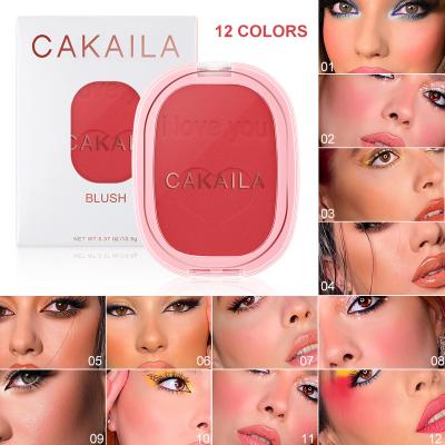 China Waterproof 12 Color Matte Love Blush Red for sale