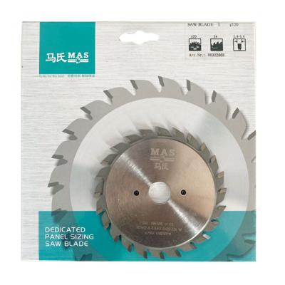 China 120/20/12+12T/2.8-3.6MM Mini Double MAS Blade Good Quality Circular Saw Blade For 20mm Sliding Table Saw for sale