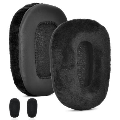 China For Defean B450XT Velvet Earphone Earcushions Mic Replacement ear pad for BlueParrott B450-XT B450XT B450 headset earpads for sale