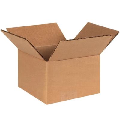 China Recyclable Ready To Ship Brown Folding Mailing Box Kraft Box Corrugated Packaging Tall Shipping Boxes for sale