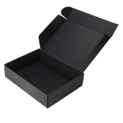 China Recyclable Eco Friendly Black Corrugated Sock And Apparel Kraft Paper Gift Boxes Kraft Paper Ad Boxes for sale