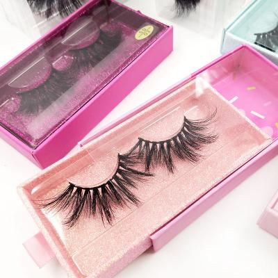 China Recycled Packaging Materials Manufacturer Private Label Eyelashes Drawer Window Boxes Empty Pink Eyelash Box for sale