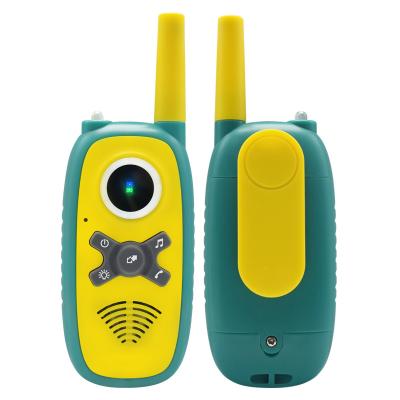 China 0.5W 3-Channel Toy Walkie Talkies for Outdoor Camping blue green red light 500m working range for kids for sale