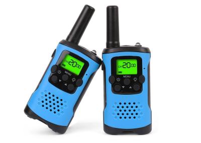 China Durable Dual Band Kids Walkie Talkie Blue Color With Noise Cancelling Function for sale