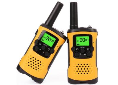 China Outdoor Wireless Walkie Talkie Yellow Color With Loud And Clear Voice for sale