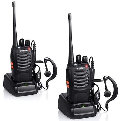 China VHF UHF Walkie Talkie Way Radio Single Band Baofeng Voice Prompt With Flashlight for sale