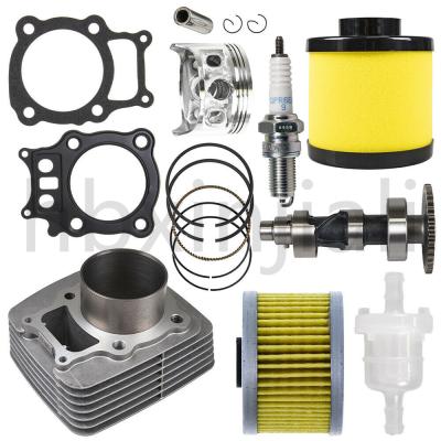 China Metal/Aluminum Ceramic Big Hole Main Assembly Parts Engine ATV Motorcycle Cylinder Block Replacement Complete Kit For Honda TRX350 Rancher for sale