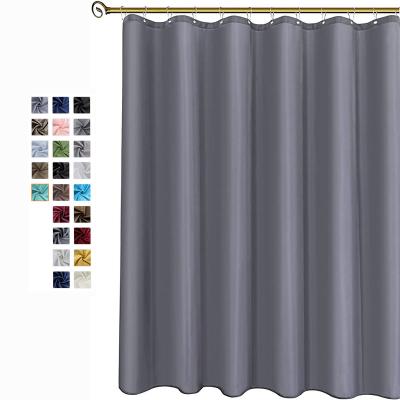 China Sustainable Wholesale Polyester Waterproof Bath Shower Curtain for sale