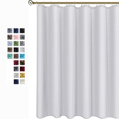 China Sustainable All-Season Bathroom Bathroom Curtain , Washable Shower Curtains for sale