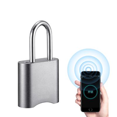 China Smart Electronic APP Pin Code Password Iron Remote Door BLE Padlocks for sale