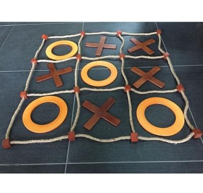 China Fun Toys Wooden Tic-Tac-Toe Toss Game for sale