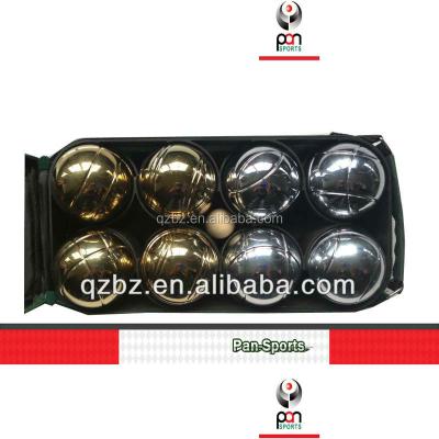 China Le Boule set of 8 - polished alloy Petanque set 73MM for sale