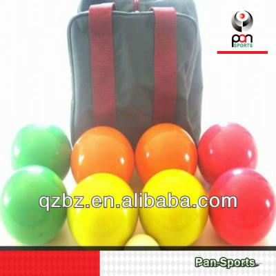 China Sports Toys 100 Mm GLO Petanque Bocce Ball Set for sale