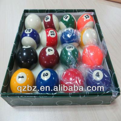 China American Resin Standard Billiard Ball Set for sale