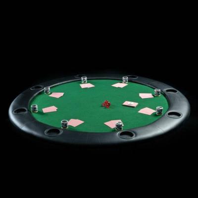 China Metal and plastic entertainment round poker table for sale