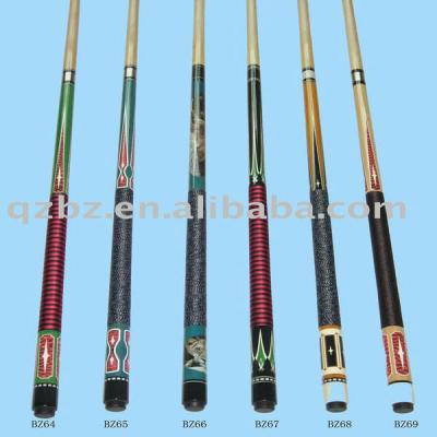 China BZ64-BZ69 58 inch billiard high quality cue stick for sale