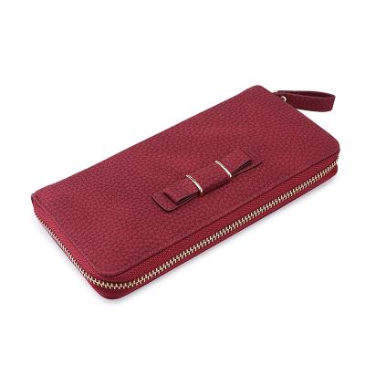 China Famous Exquisite Workmanship Wallet Realer Wear-resistant Waterproof PU Leather Anti-theft Designer Purses for sale