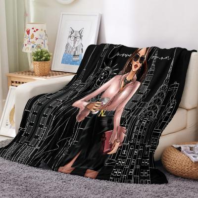 China Hot Customized With Nicol Lee Picture Flannel Blankets Custom Logo Collage Sublimation Baby Blanket Blank for sale