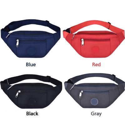 China Wholesale Fashion Cheap Neon Oxford Logo Outdoor Fitness Travel Sport Custom Made Waterproof Fanny Pack Woman Waist Bag for Running for sale